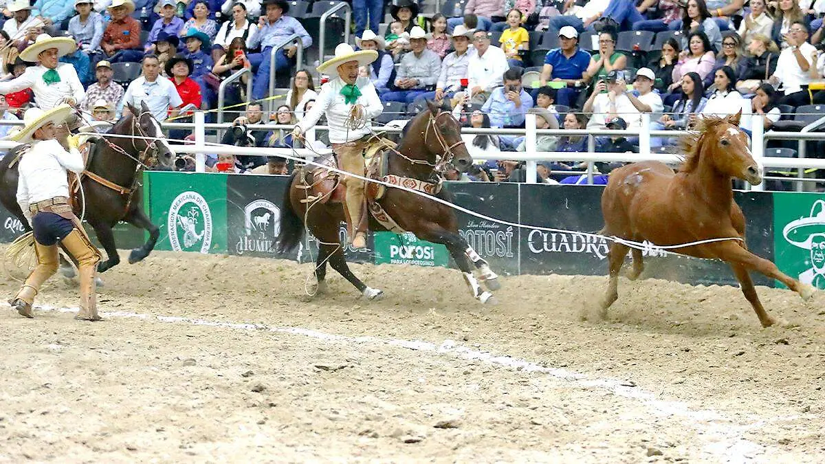 Charros en competencia